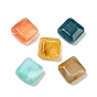Непрозрачные акриловые бусины, квадратный, граненые