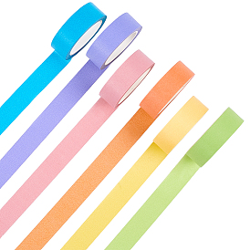 6 рулоны 6 цветная малярная лента, клейкая лента текстурированная бумага, для покраски, упаковка и защита окон