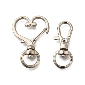 Alloy Swivel Clasps, Swivel Snap Hook, Lead Free & Cadmium Free