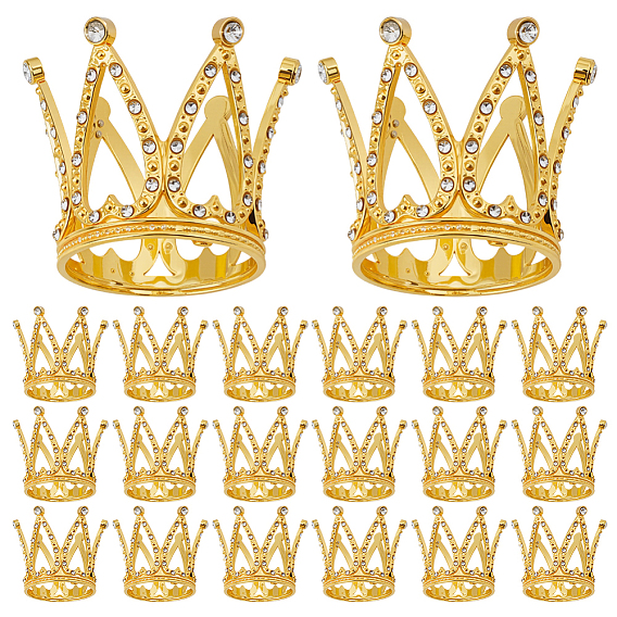 30шт. страз в виде короны из сплава для украшения торта на день рождения