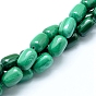 Malachite naturelles brins de perles, colonne