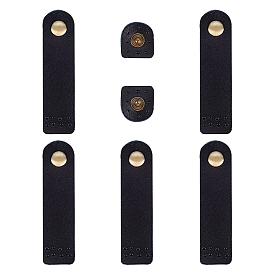 Кожаная сумка с пряжкой, застежка с застежкой, с кнопках, для аксессуаров для сумок