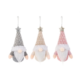 Christmas Theme Cloth Gnome Pendant Decorations, Christmas Trees Hanging Decorations