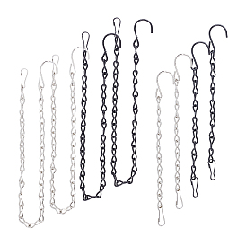 Железные подвесные цепи, для кормушек, цветочные горшки, фонари, рекламный щит, музыкальная подвеска, цветочный горшок сад