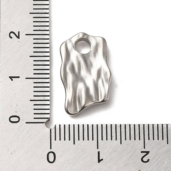 304 подвески из нержавеющей стали, волнистые прямоугольные подвески