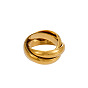 316 l хирургические перстни из нержавеющей стали, твист, штабелируемые кольца, полированный