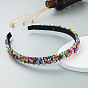 Bling Bling Glass Beaded Hairband, Party Hair Accessories for Women Girls