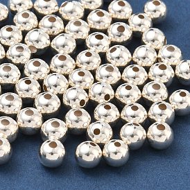 925 Sterling Silber Zwischenperlen, Runde