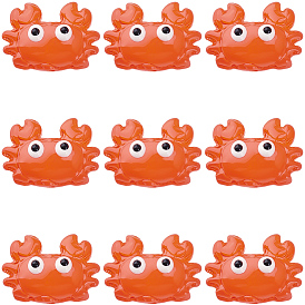 Стеклянные эмалевые бусины, краб