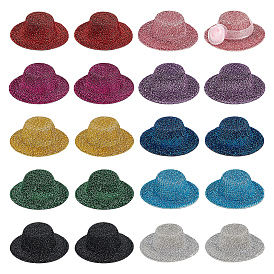 20 шт 10 цвета eva круглая основа для шляпы-чародейки, аксессуары для изготовления кукол