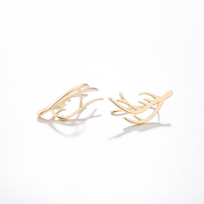 Adorable Deer Antler Christmas Earrings for Girls with Woodland Charm