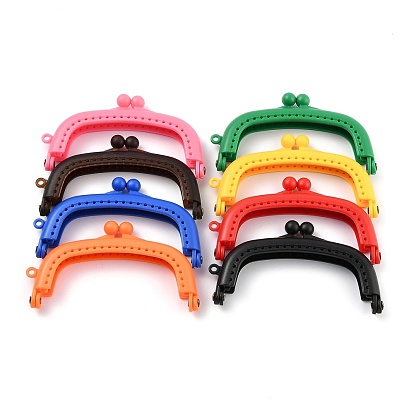 Cadres de sac à main en plastique de couleur bonbon, pour accessoires de remplacement de sangles de sac, arc