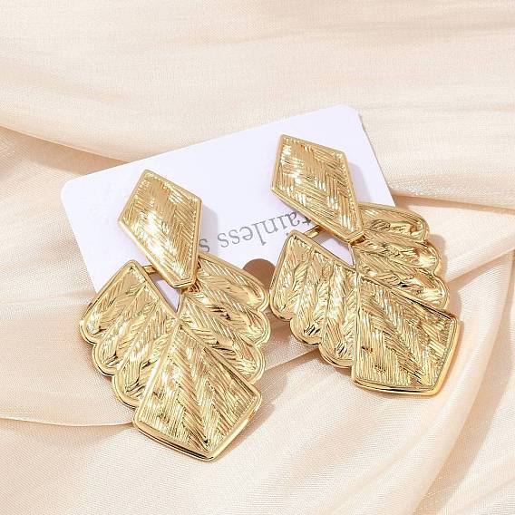 Лист 304 из нержавеющей стали болтаться серьги, ионное покрытие (ip)