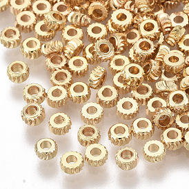Brass Beads, Textured, Ring, Nickel Free