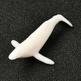 Whale Shaped Plastic Decorations, for DIY Silicone Molds