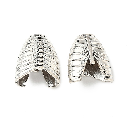 Сплав слайд на конце зажима трубки, торцевые крышки слайдера, кость, без кадмия и без свинца