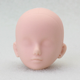 Скульптура головы куклы из пластика, без глаз, diy bjd головы игрушка практика косметика принадлежности