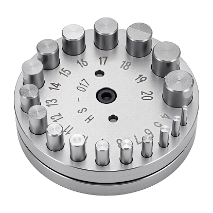 High-carbon Steel Circle Round Disc Cutter Set, Punches Set, Jewelry Tool, Random Pattern