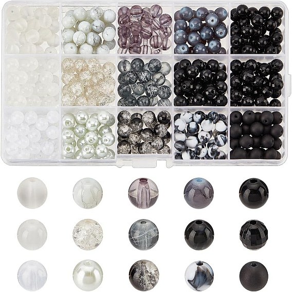 Acrylic & Glass Round Beads