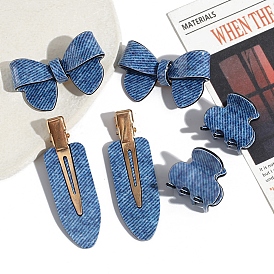 Заколки из кожи аллигатора из ацетата целлюлозы, аксессуары для волос для женщин и девочек