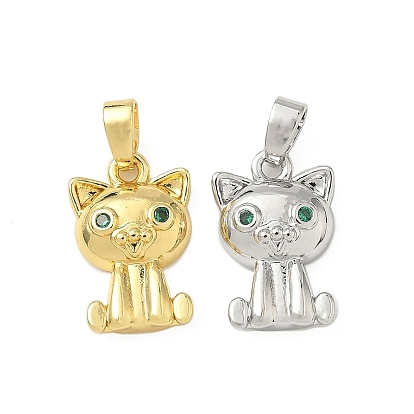 Кулон из циркония, без кадмия и без свинца, форма кошки