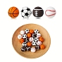 Food Grade Silicone Focal Beads, Silicone Teething Beads