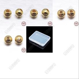 40 piezas 4 estilos redondos 925 cuentas espaciadoras de plata esterlina