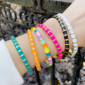 Colorful Bohemian Style Beaded Bracelet for Beach Vacation and Summer Parties