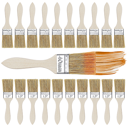 150Pcs Paint Wood Brushes, Wool Hair Brushes with Wooden Handle