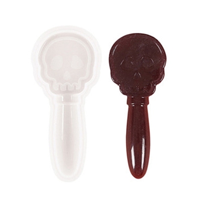 Skull Shape DIY Magic Stick Silicone Molds, Resin Casting Molds, for UV Resin & Epoxy Resin Craft Making