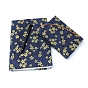 A5/A6 Cloth Book Covers, Vintage Notebook Wraps, Rectangle with Crane/Sakura Pattern