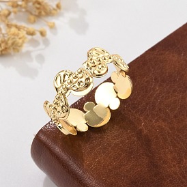 Латунные кольца на палец для женщин, без кадмия, без никеля и без свинца