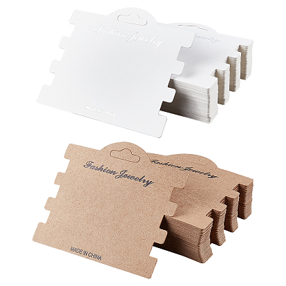 Hair Band Display Cards, Hanging Dangle Holder Cardboard Tags