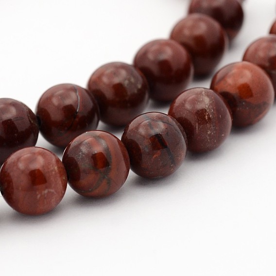 Natural Gemstone Round Bead Pendants, Dyed & Heated
