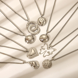 304 текстурированные подвески из нержавеющей стали для женщин, серебряный цвет гальваническим