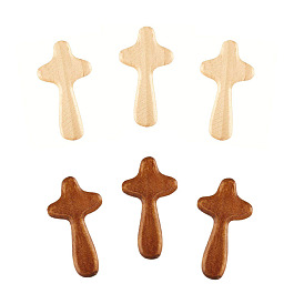 Wooden Cross Wall Ornaments, Hand Held Cross for Home Decoration