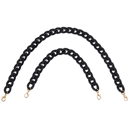 2 шт. 2 стили акриловые цепочки для телефона, цепочки для ремешков для телефона