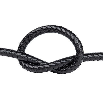 What supplies are needed to make braided leather cord bracelets