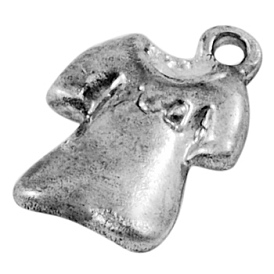 Alloy Charms, Clothes, Lead Free and Cadmium Free