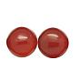 Red Agate Cabochons, Grade AB, Half Round/Dome