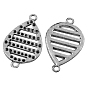 Alloy Connector Rhinestone Settings, Lead Free and Cadmium Free, Teardrop