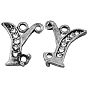 Pendentifs en alliage, sans plomb et sans cadmium, alphabet y