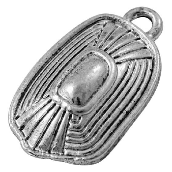 Сплав нахождения подвески, без свинца и без кадмия, оболочка, длиной около 30.5 мм , шириной 18 мм , толщиной 2 мм , отверстие : 3 мм