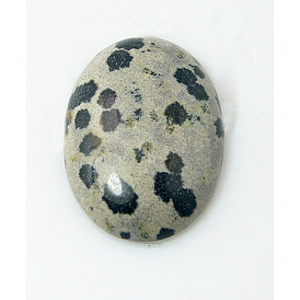 Природные яшмы далматин кабошонов, овальные, красочный