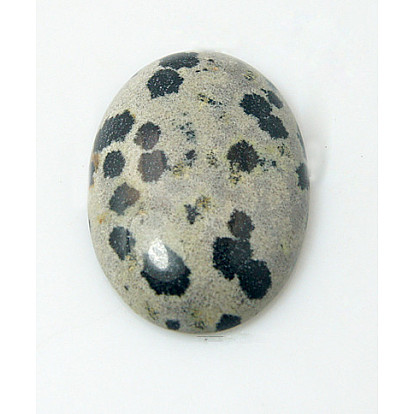 Природные яшмы далматин кабошонов, овальные, красочный