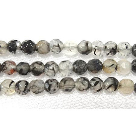 Дракон вен агат бисер нитей, граненые, круглые