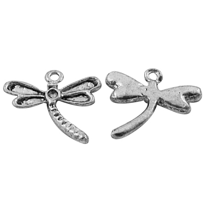 Alloy Pendants, Lead Free and Cadmium Free, Dragonfly