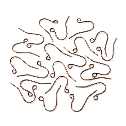 Железные крючки для сережек, с горизонтальной петлей, без никеля 