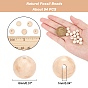 ARRICRAFT Natural Fossil Beads Strands, Round, Hole: 1mm