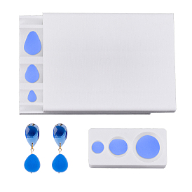 3шт. прямоугольная пластиковая глиняная форма, резцы глины